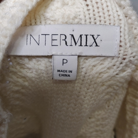 INTERMIX Deja Wool Fringe Sweater XS - Picture 10 of 13